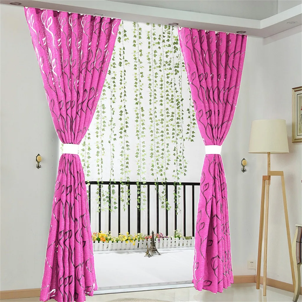 Door String Curtain 100*130 Shiny Tassel Flash Line door Window Curtain Valance Divider Decorative for party bedroom wedding 618