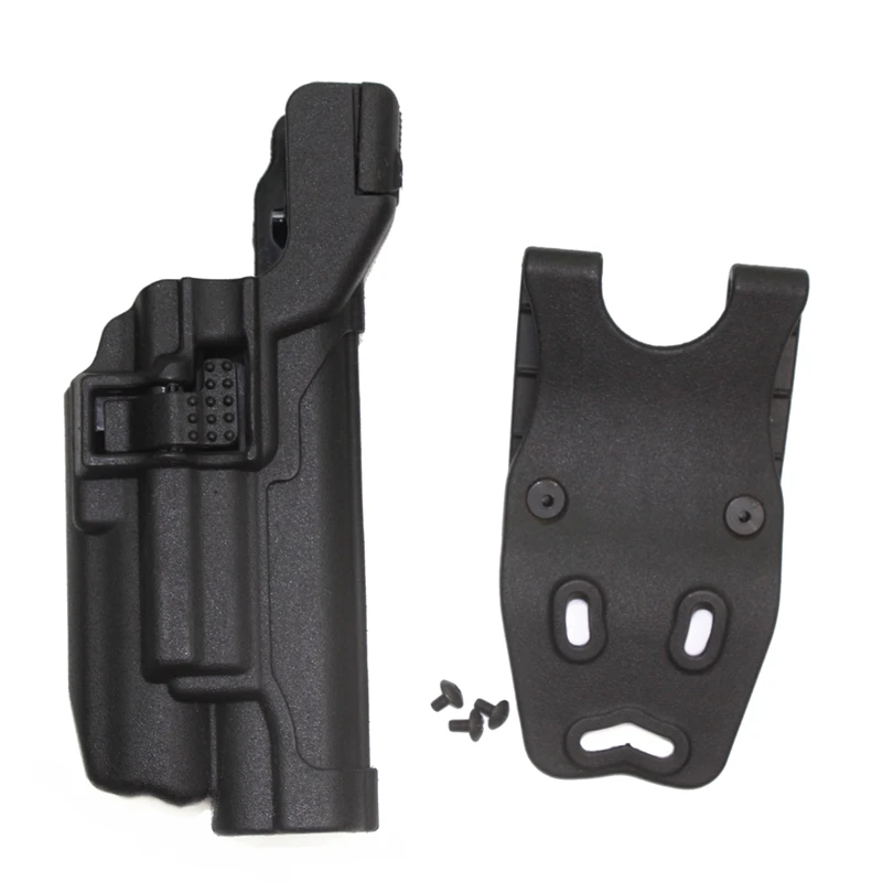 LV3 Belt Gun Holster Flashlight Bearing Tactical Holster Right Hand