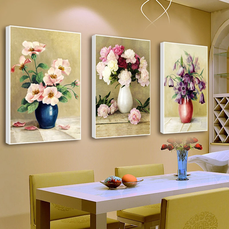 5d Diamond Embroidery Flowers In A Vase Full Rhinestones Diy Diamond Mosaic Kit Diamond Painting Cross Stitch Needlework Craft  