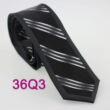 Yibei Coachella Галстуки черный Средства ухода за кожей Шеи Галстуки узкие границы с серебряной Диагональ Полосатый Галстук Жаккард тонкий Средства ухода за кожей Шеи Галстук свадебное платье