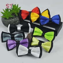 Праздничный цветной Детский галстук-бабочка, милая классическая бабочка для малышей, двухслойная Свадебная вечеринка, галстук-бабочка, 10*5 см, высокое качество