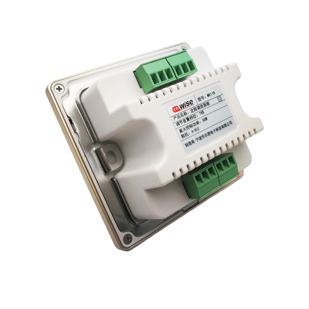 New 2pc/lot Home theater music Volume panel Ceiling Speaker Volume Control Impedance 86mm 7 Level wall mount Speaker amplifier New 2pc/lot Home theater music Volume panel Ceiling Speaker Volume Control Impedance 86mm 7 Level wall mount Speaker amplifier