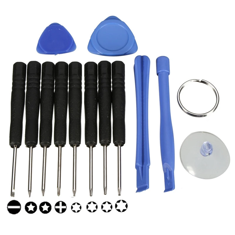 

13 in 1 Set For Smart Phone PC Tablet Repair Opening Screwdrivers Pry Tools Kit