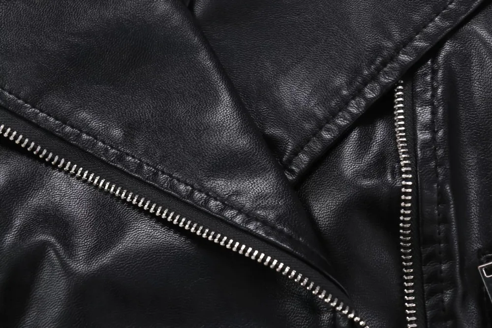 Женская куртка из искусственной кожи, весенне-осеннее приталенное кожаное пальто, мотоциклетная куртка из искусственной кожи, женская черная куртка, винно-красная S-XL, Прямая поставка
