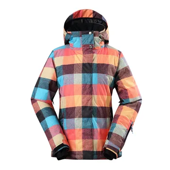 

GSOU SNOW Women's Double Single Board Ski Suit Winter Windproof Waterproof Wear-resistant Warm Ski Jacket For Women Size XS-XL