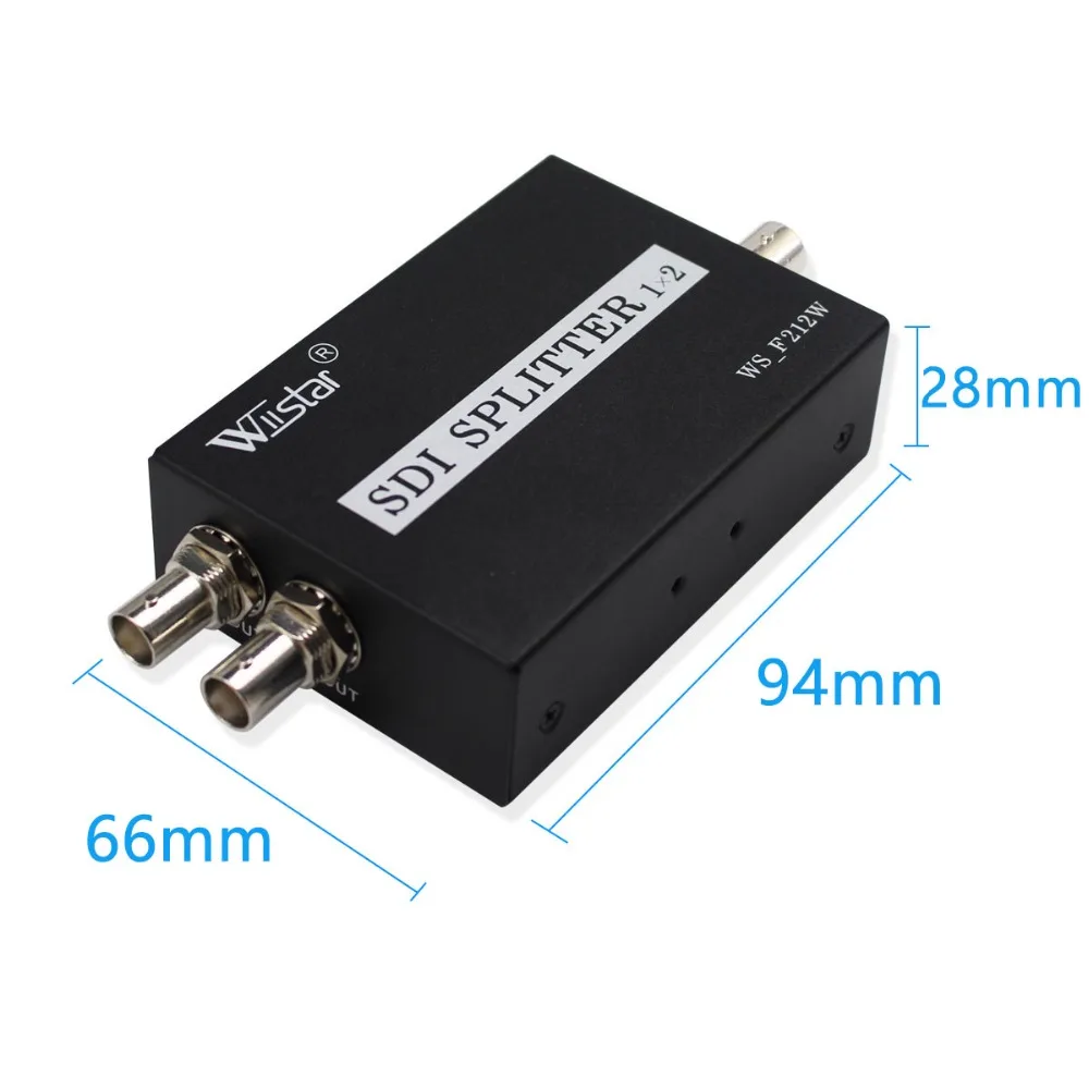 2 шт. 1x2 разделитель SDI мультимедиа Разделение SDI Extender 1-2 адаптер портов Поддержка 1080 P ТВ видео для проектора Monitor Камера