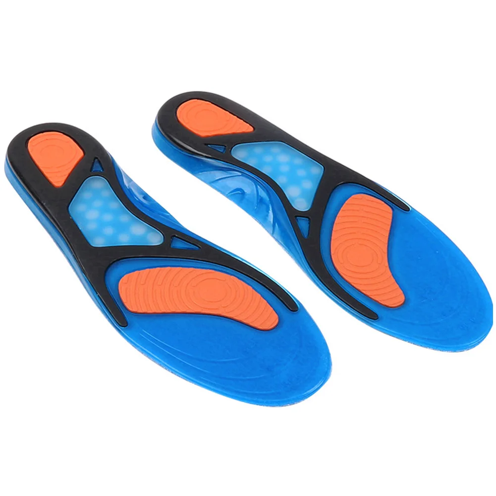 

Unisex Deodorant Silicone Badminton Sweat-absorbent For Plantar Fasciitis Soft Insoles Elastic Shock-absorbing Non-Slip Sports