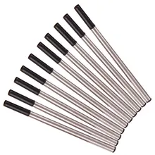 10 шт Высоко Качественный ролик мяч Сменные стержни для ручек м точка черные чернила