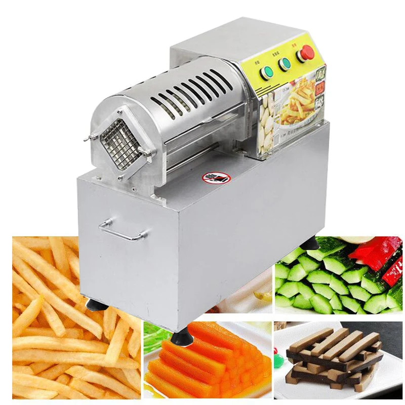 

Electric stainless steel cutting machine multi-function cutting fries machine potato fruit vegetable cutting machine