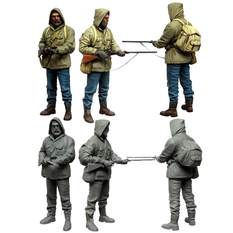 1/35 сталкер модель солдата из смолы GK военная тема несобранный и Неокрашенный