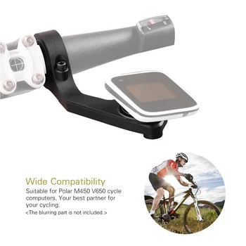 

Andoer Bike Mount Holder Handlebar Computer Mount Out-front Bike Mount 25.4mm / 31.8mm for Polar M450 V650 GPS Bike Computer