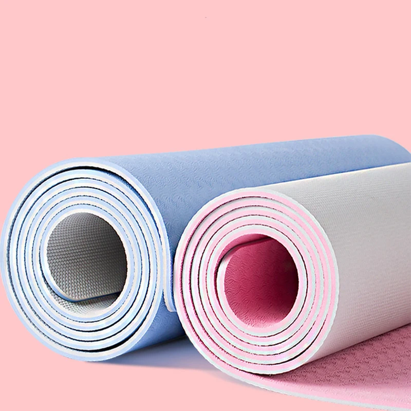 

Macaron TPE Yoga Mat 6MM Non-slip Eco-friendly Pad For Sports Balance Guide Position Line Fitness Gym Gymnastics Dance Yoga Mats