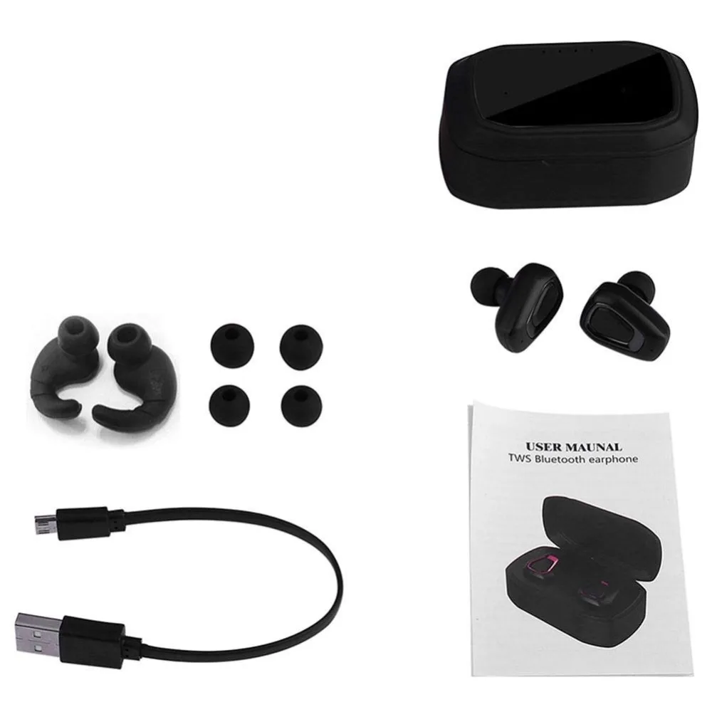 A7 TWS Bluetooth наушники Стереогарнитура Спортивные с зарядным боксом для iphone Android PK X2T