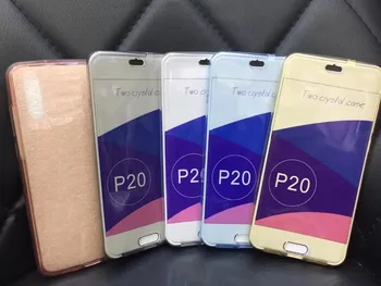 

100pcs/lot 360 FRONT + BACK Ultra thin clear TPU Case For Huawei P20 Lite / P20 Pro Plus / P20