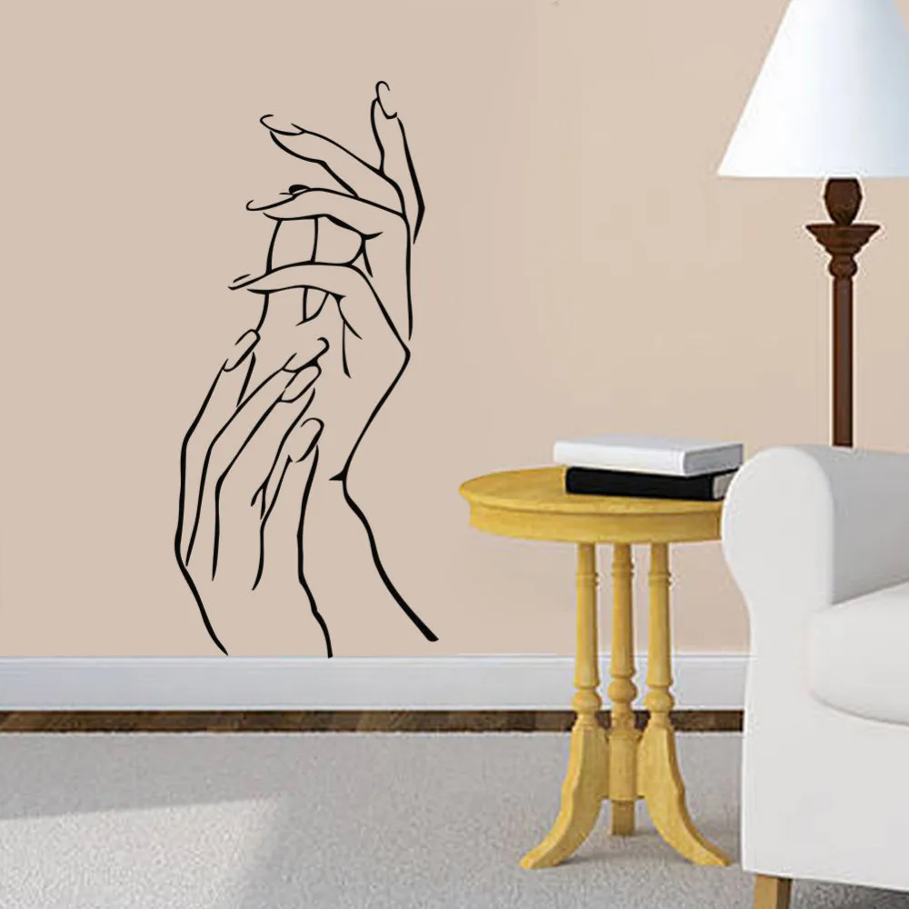 Mujer Mujer Chica Manos Manicura Spa Salon De Belleza Decoracion