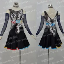 Высококачественное латинское танцевальное платье, модное платье, платье для латиноамериканских танцев бальное платье для девочек, танцевальное платье Сальса Самба, одежда для латинского танца