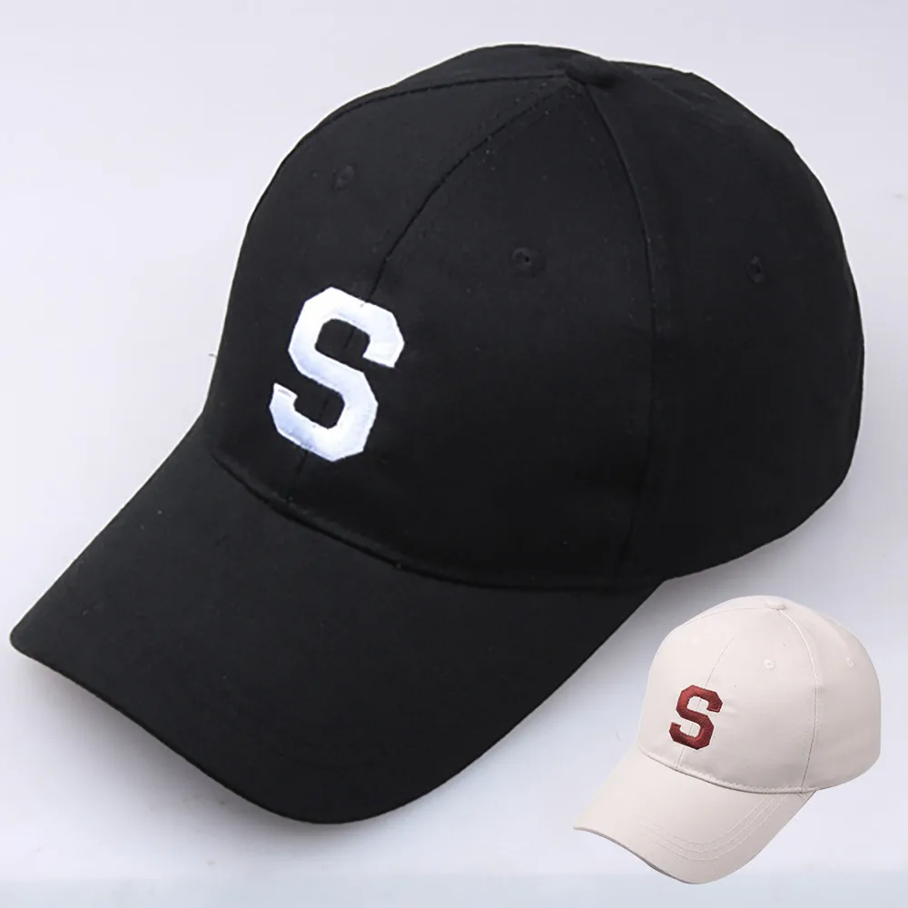 

Women Letter Baseball Cap Ladies Fashion Casual Embroidery Letter S Cap Shade Hip Hop Hat 2019 New czapka z daszkiem damska