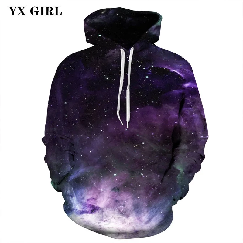 

Women Men 3d Print Galaxy Hoodies Causal Sweatshirt Space Universe Tracksuit Lovers Streetwear Unisex Hip Hop Pullover Tops