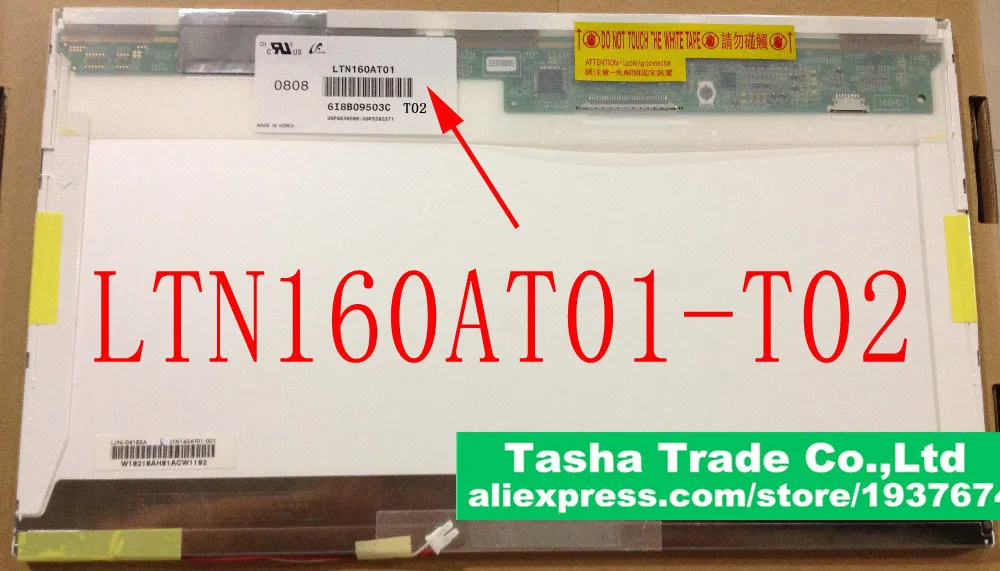 

Matrix LTN160AT01-T02 HD CCFL Backlight Laptop LCD Screen LED Display Panel LTN160AT01 T02