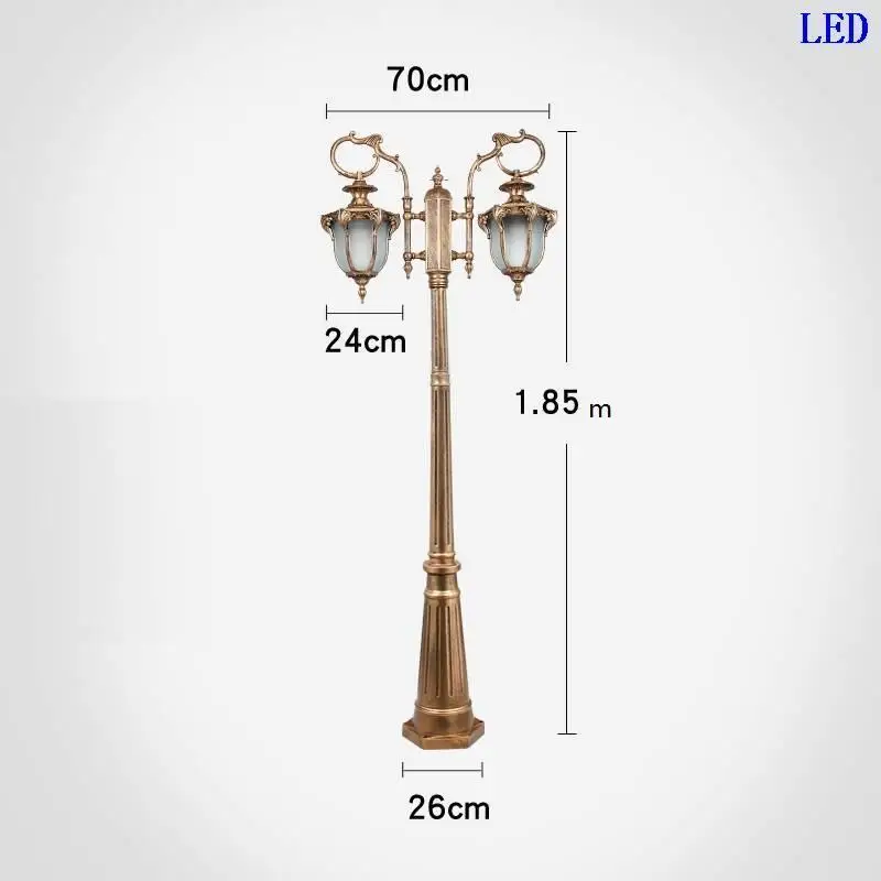 Version A Улица Sokak Lamba Straatverlichting Jalan Tenaga Surya Farola Lampioni Da Esterno Lampione светильник Плаза внедорожный уличный светильник - Испускаемый цвет: Version A