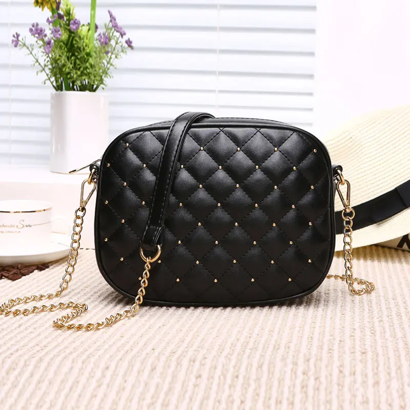 حار بيع النساء حقيبة ساع العلامة التجارية مصمم حقائب كتف برشام سلسلة حزام Crossbody حقائب للنساء Bolas الأنثوية