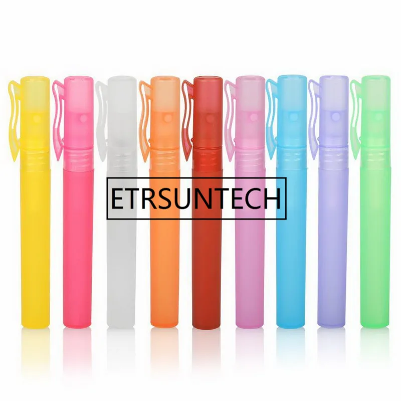 

5pcs 10ml Travel Pen Shape Perfume Spray Bottles Sample Empty containers Atomizer Alcohol Disinfectant Refillable Bottle