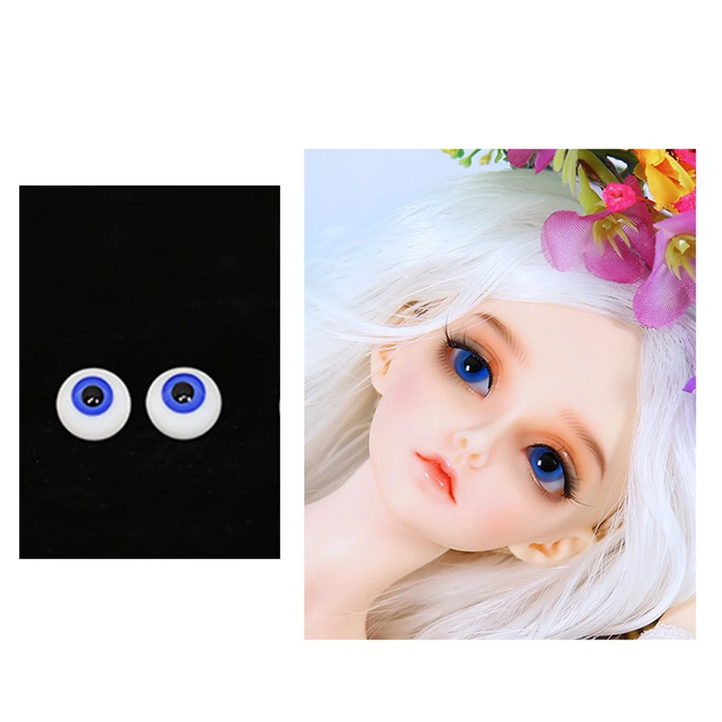 6mm Round Glass Doll Bear Craft Plastic Eyes Eyeball DIY Crafts For Dolls and Craft Making Accessory and other similar sized 