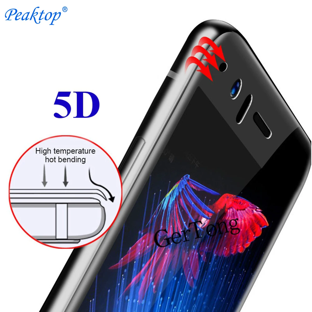 

5D Protective Tempered Glass For Oneplus 5T 5 Full Cover Screen Protector For One Plus 5T 5 T Glass Curved Edge Safety Case Film
