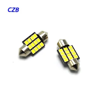 

2x Car work light Reading Light T10W5W Double Tip 31 36 39 41mm Highlight Small Light LED License Plate Light Trunk Light Bulb