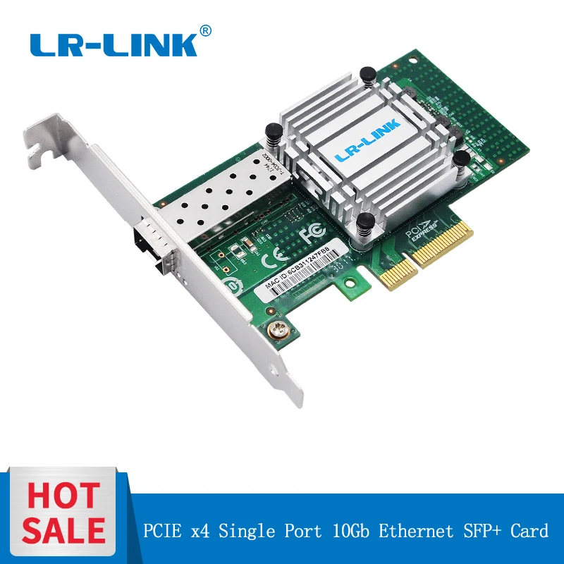 LR LINK 6860AF SFP 10Gb NIC card Ethernet lan adapter PCI Express PCI E Fiber Optical 1