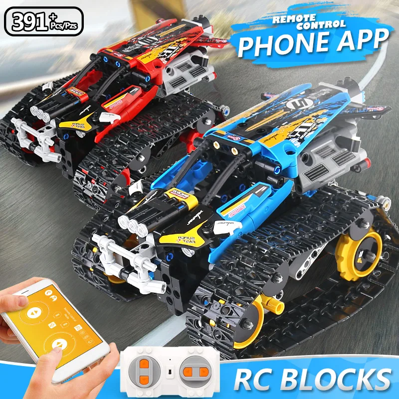 Kaufen 20033 Technik Series Die RC Track Remote control Rennen Auto Set Kompatibel mit 42065 Bausteine Ziegel Pädagogisches Spielzeug