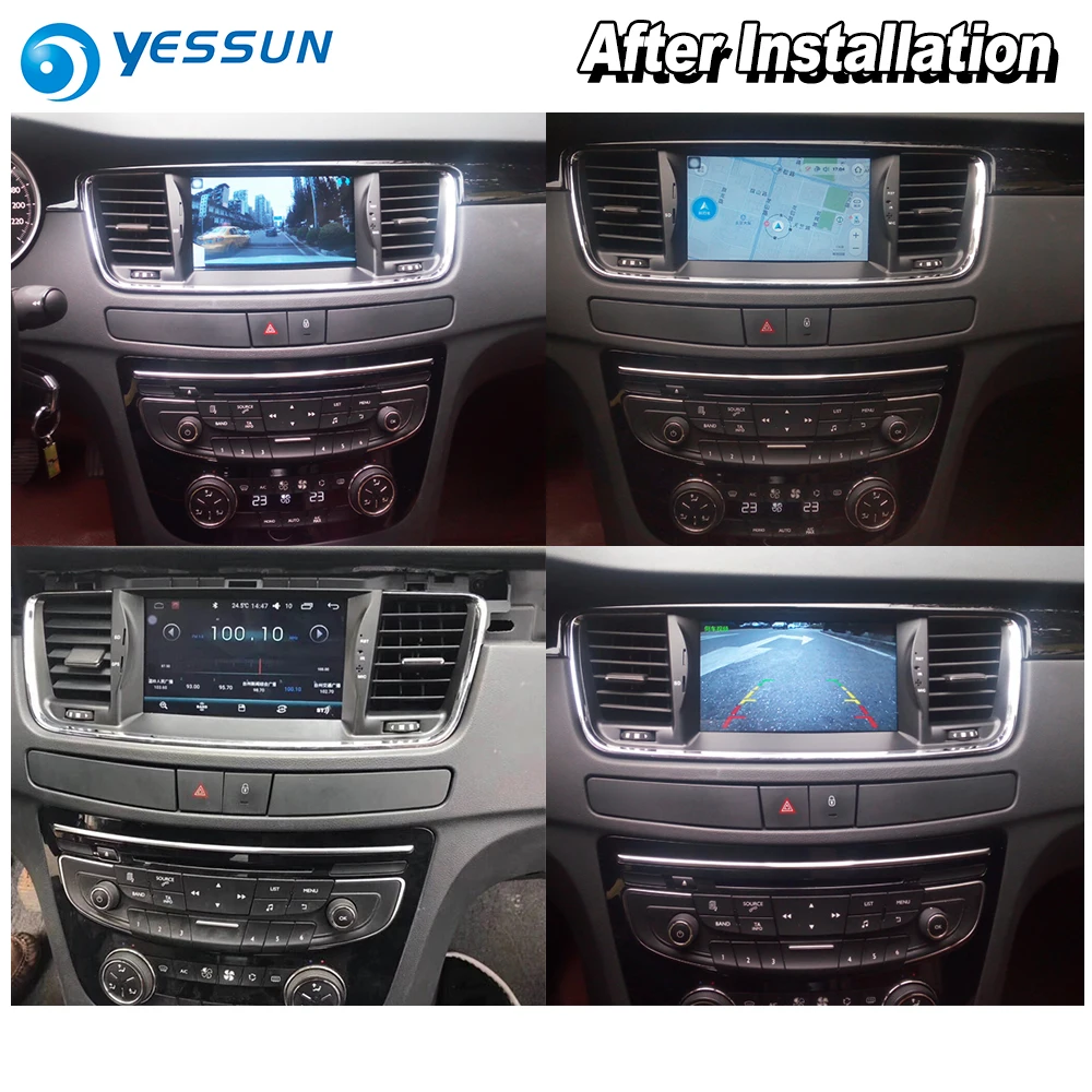 YESSUN для peugeot 508 2010~ автомобиль Android Carplay gps Navi карты навигации CD DVD плеер Радио стерео Мультимедиа BT HD экран