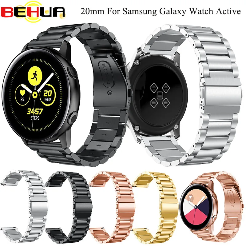 Ремешок из нержавеющей стали для Samsung Galaxy Watch 46 мм 42 22 мм|Смарт-аксессуары| |