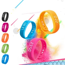 USB Перезаряжаемый 3D T5 светодиодный дисплей, спортивный датчик, фитнес-браслет, умные фитнес-часы, бегущий шаговый трекер, шагомер