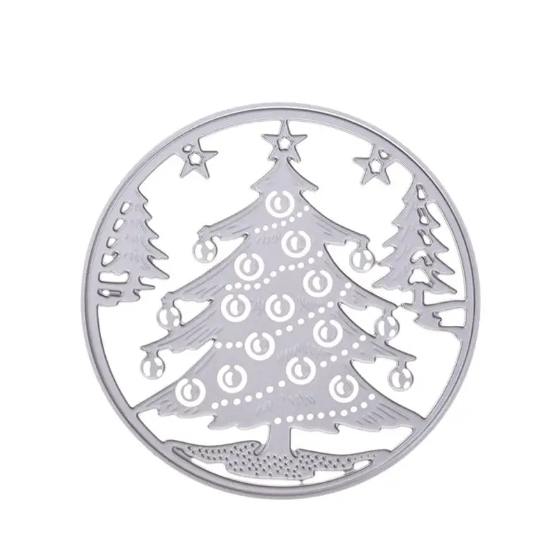 

1Pc Christmas Tree Cutting Dies Embossing Cutting Template Alloy DIY Crafts for Decor Album Scrapbooking Art Craft