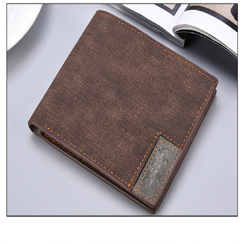 Винтажный кожаный бумажник для мужчин мужские короткие тонкие мужские кошельки тонкие Деньги Доллар держатель карты кошельки