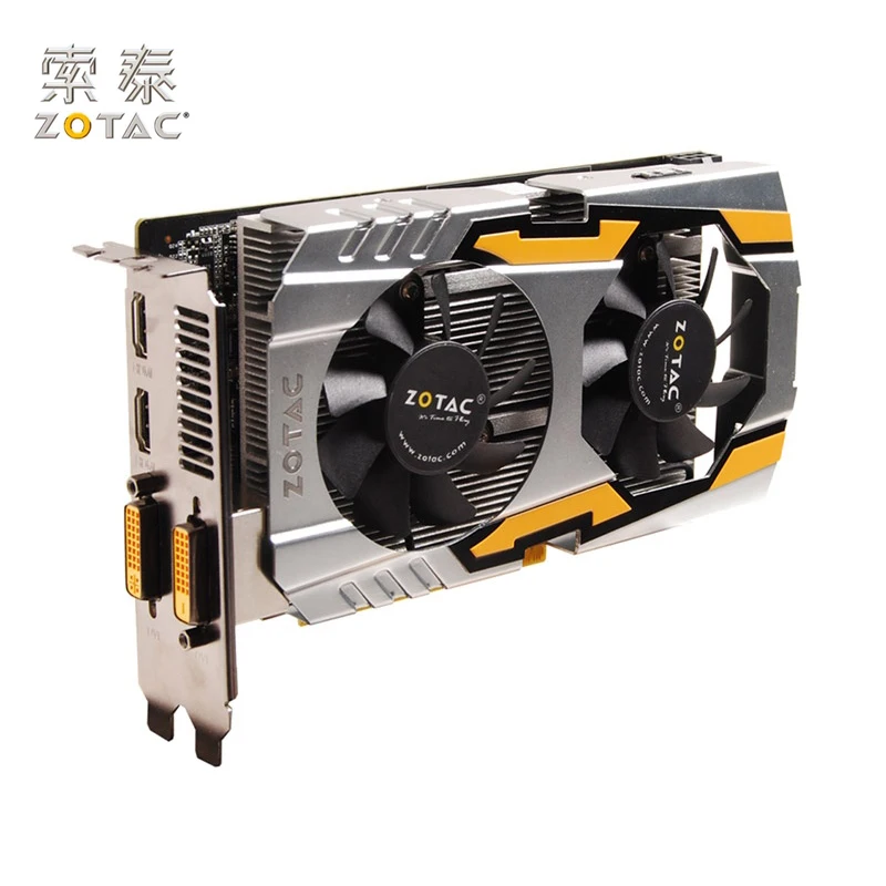 Оригинальная графическая карта ZOTAC GeForce GTX 650 1GD5 HA для NVIDIA GT600 GTX650 1G видеокарты 128