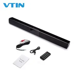 VTIN 4 драйверы Беспроводной динамик Саундбар 3D стерео объемный звук Bluetooth Динамик s для домашний кинотеатр с дистанционным Управление и RCA