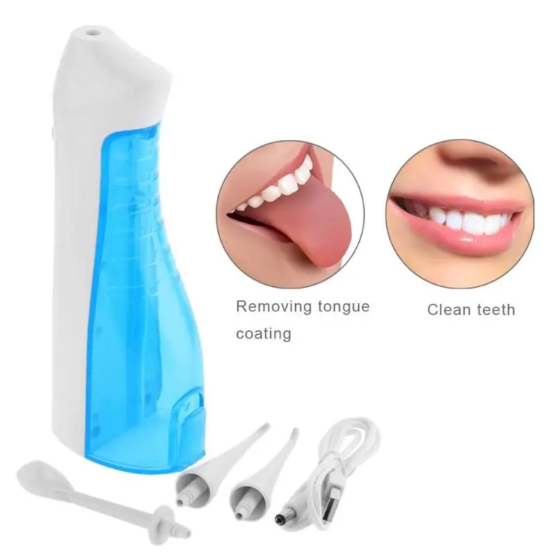 

Alloet 200ml Portable Electric Oral Irrigator USB Charging Oral Hygiene Teeth Whitening Water Jet Spa Cleaning Oral Irrigation