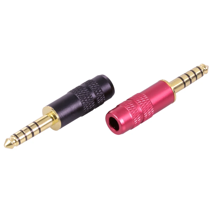 8pcs Jack 4 4mm Audio plug 4 4mm Gold plated 5 Poles balanced Headphone Plug for Sony NW WM1Z NW WM1A AMP Player