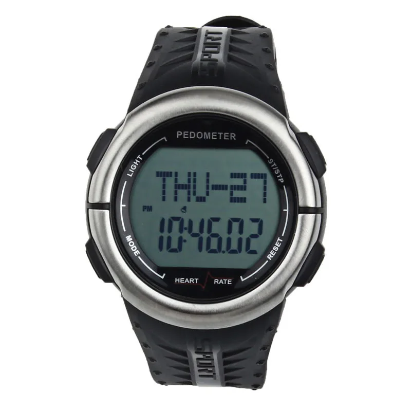 

Aimecor Hot Sale Men's Sport Watch LED Digital Watch Pedometer Calories Counter Pulsometer Heart Rate Monitor LED Sport Watch