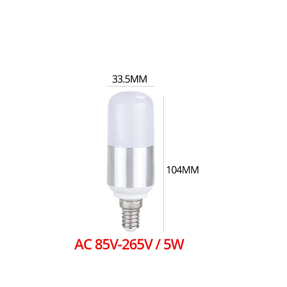 Foxanon светодиодный светильник E27 E14 AC220V 110V кукурузы лампа 2835 SMD 5 Вт 7 Вт 9 Вт 12 Вт 16 Вт Bombillas светодиодный s Lampada для Домашние светильник Инж - Испускаемый цвет: E14-5W