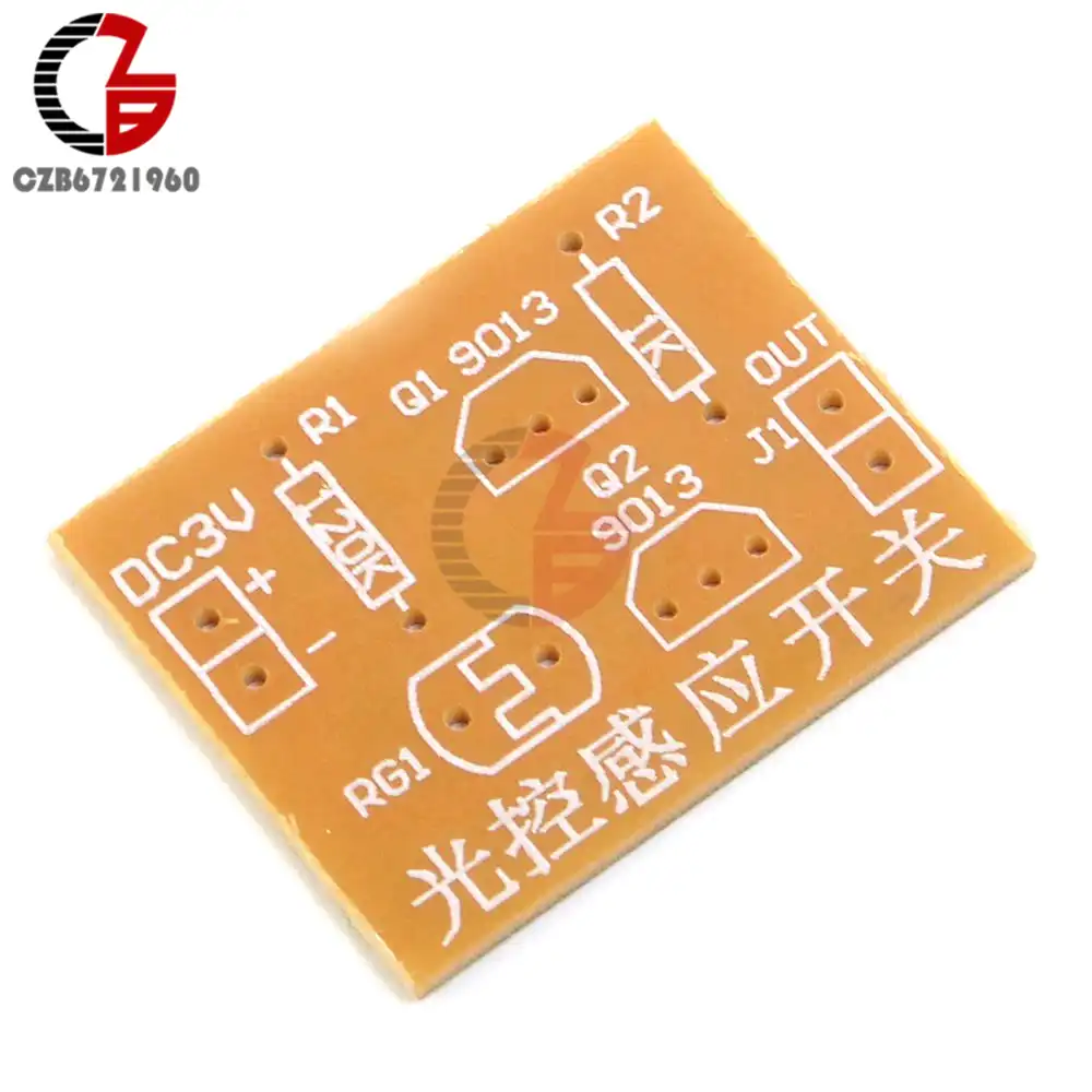 10pcs DIY Kit Light-Control Sensor Switch For DIY Electronic Trainning DC 3V