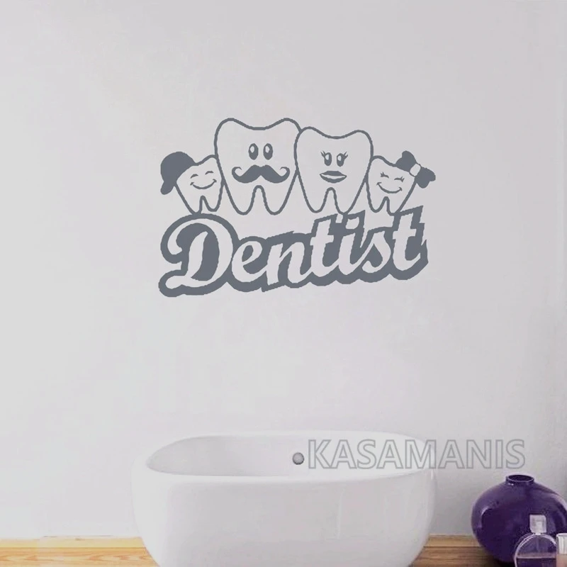 Teeth Vinyl Art Stickers