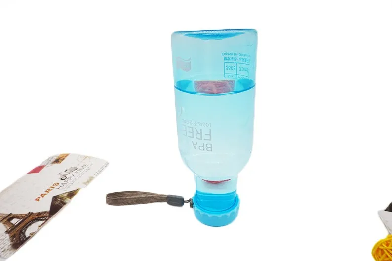 BPA бесплатно спортивные бутылки Портативный и свет Открытый Спорт чайник герметичным фирменный дизайн пищевой пластик