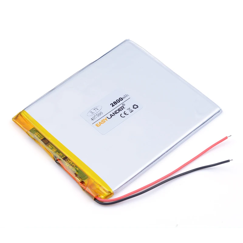 

lithium rechargeable battery 407698 3100MAH For Tablet Pc DIY Power mobile Power bank PAD 047698