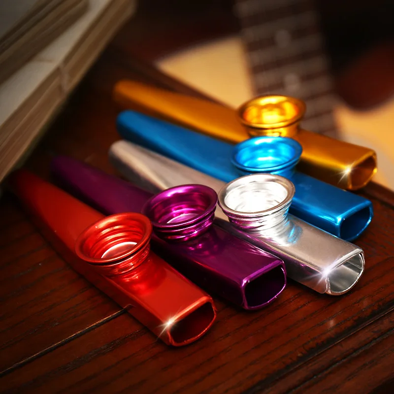 Metal Kazoo Lightweight Portable For Beginner Flute Instrument Music