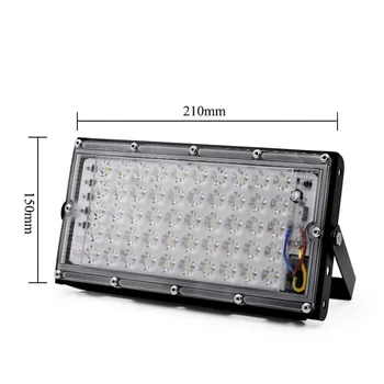 

Garden LED Flood Light 50W SMD 2835 Floodlight IP66 Waterproof Outdoor Wall Reflector Lighting Spotlight