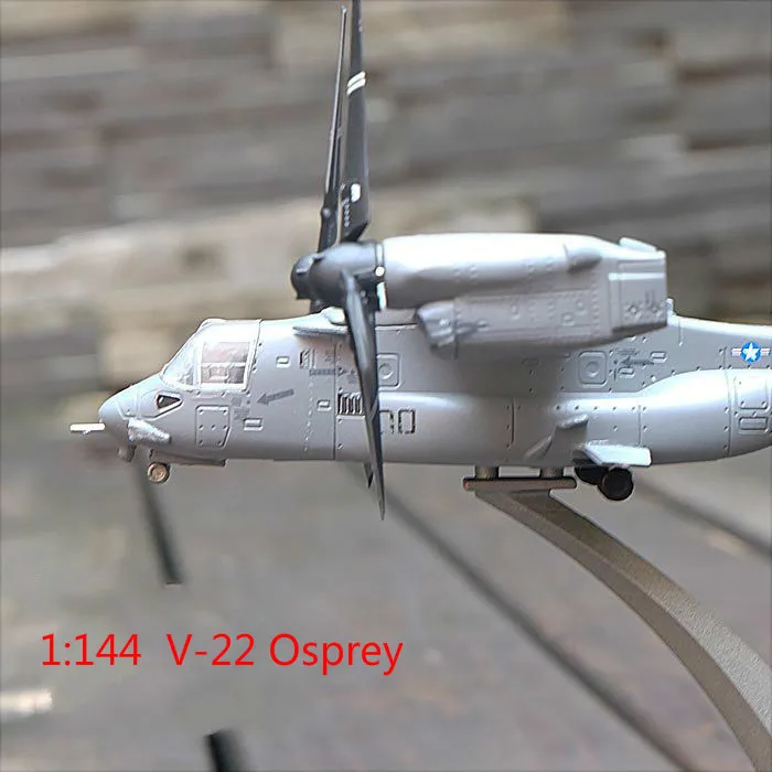 1/144 масштабная литая под давлением модель самолета Boeing Bell V-22 Osprey Modelismo Военный транспортный самолет из сплава игрушки для детей