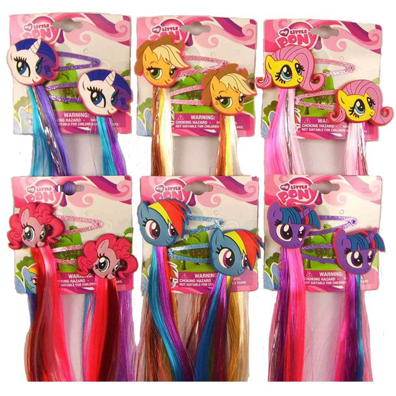 A pair Anime Braid Wigs Birthday Gifts For Girls Kids Cosplay Party Princess Braiding Hair Cartoon Beauty Fashion Toys